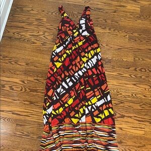 Weavers Red and Yellow Strap Sundress